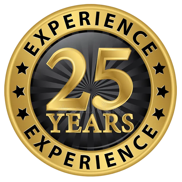 25 Years Experience